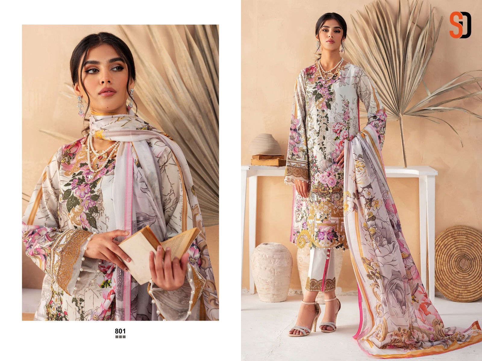 Firdous Vol 8 By Shraddha Pakistani Suit Catalog